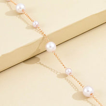 Load image into Gallery viewer, Vintage Pearl Clavicle Chain Female Simple
