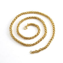 Load image into Gallery viewer, European And American Stainless Steel Necklace 18K Gold Keel Chain Necklace
