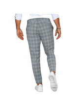 Load image into Gallery viewer, Plaid Print Pants Men&#39;s Casual Trousers Loose And Thin
