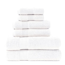 Load image into Gallery viewer, Luxury Cotton Bath Set Towels White Bathroom 2 Large
