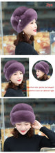 Load image into Gallery viewer, Fur Hat Female Winter Artificial Mink Hair Top Hat
