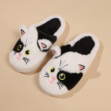 Load image into Gallery viewer, Kitty Fluffy Slippers Autumn And Winter Warm
