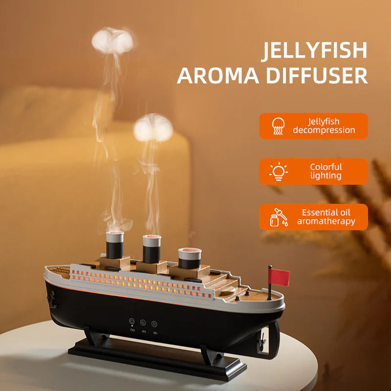 Titanic Colorful LED Humidifier and Essential Oil Diffuser