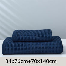 Load image into Gallery viewer, Pure Cotton Japanese-style Absorbent Household Honeycomb Pattern Towel
