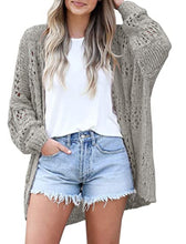 Load image into Gallery viewer, Long-sleeved Lightweight Loose Cardigan Sweater
