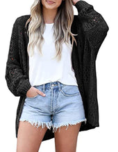 Load image into Gallery viewer, Long-sleeved Lightweight Loose Cardigan Sweater
