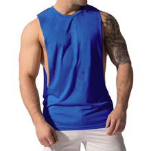 Load image into Gallery viewer, Solid Color Sports Side Large Slit Loose Waistcoat Sleeveless Vest
