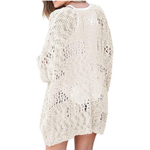 Load image into Gallery viewer, Long-sleeved Lightweight Loose Cardigan Sweater
