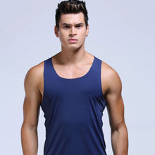 Load image into Gallery viewer, Workout Sleeveless Men&#39;s I-shaped Vest Ice Silk Light Bottoming Shirt
