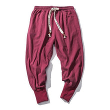 Load image into Gallery viewer, Cotton And Linen Feet Jarem Pants Tide Hip Hop Pants For Man
