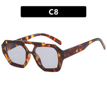 Load image into Gallery viewer, Ins Big Frame Leopard Sunglasses Summer Sunshade Beach Vacation Glasses
