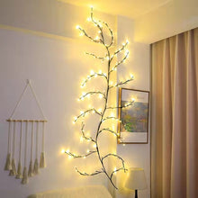 Load image into Gallery viewer, Vines With Lights Christmas Garland Light Flexible DIY Willow Vine Branch LED Light For Room Wall Wedding Party Decor
