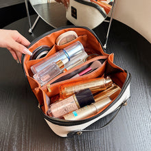 Load image into Gallery viewer, Retro Tile Cosmetic Bag Large Capacity Portable Portable Cosmetics
