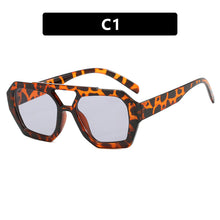 Load image into Gallery viewer, Ins Big Frame Leopard Sunglasses Summer Sunshade Beach Vacation Glasses
