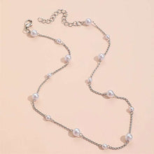 Load image into Gallery viewer, Vintage Pearl Clavicle Chain Female Simple
