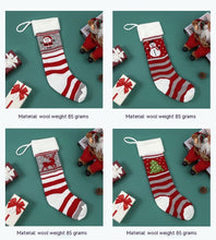 Load image into Gallery viewer, Christmas Decorations Knitted Wool Hanging Ornaments Gift Bag
