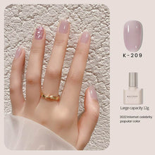 Load image into Gallery viewer, Transparent Jade Fat Ice Transparent Nude Nail Polish
