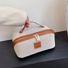 Load image into Gallery viewer, Retro Tile Cosmetic Bag Large Capacity Portable Portable Cosmetics
