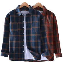 Load image into Gallery viewer, Men&#39;s Fashion Casual Plaid Long Sleeve Shirt
