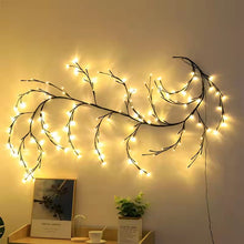 Load image into Gallery viewer, Vines With Lights Christmas Garland Light Flexible DIY Willow Vine Branch LED Light For Room Wall Wedding Party Decor
