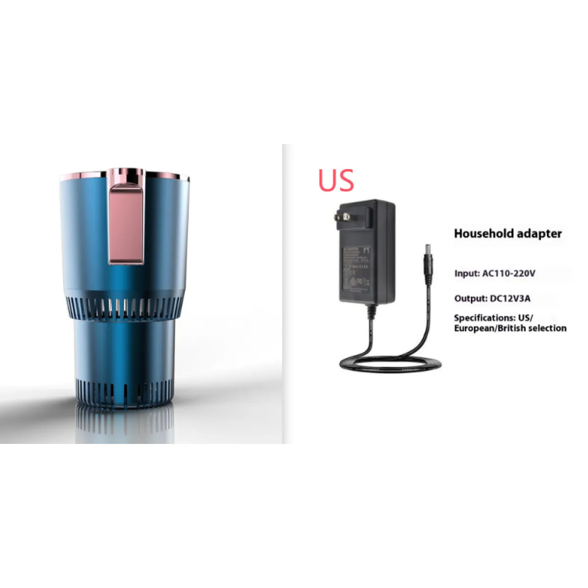 2-in-1 Car Beverages Cup Warmer & Cooler