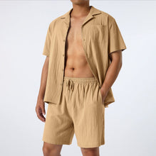 Load image into Gallery viewer, Men&#39;s Fashion Loose Casual Men&#39;s Shirt Two-Piece Set
