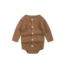 Load image into Gallery viewer, Knitted Sweater Baby Bodysuit One-piece Baby Wear
