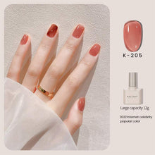 Load image into Gallery viewer, Transparent Jade Fat Ice Transparent Nude Nail Polish
