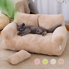 Load image into Gallery viewer, Luxury Cat Bed Sofa Winter Warm Cat Nest Pet Bed For Small Medium Dogs Cats Comfortable Plush Puppy Bed Pet Supplies
