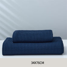 Load image into Gallery viewer, Pure Cotton Japanese-style Absorbent Household Honeycomb Pattern Towel
