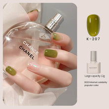 Load image into Gallery viewer, Transparent Jade Fat Ice Transparent Nude Nail Polish
