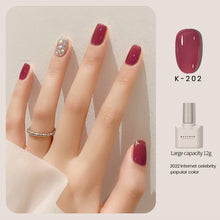 Load image into Gallery viewer, Transparent Jade Fat Ice Transparent Nude Nail Polish
