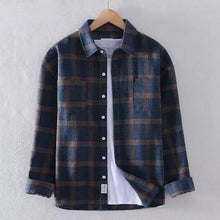 Load image into Gallery viewer, Men&#39;s Fashion Casual Plaid Long Sleeve Shirt
