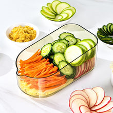 Load image into Gallery viewer, Multifunction Transparent Vegetable Cutter Steel Blade Potato Slicer Fruit Shred Dicing Blades Carrot Cheese Grater Chopper Kitchen Gadgets
