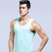 Load image into Gallery viewer, Workout Sleeveless Men&#39;s I-shaped Vest Ice Silk Light Bottoming Shirt
