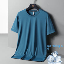 Load image into Gallery viewer, Summer Ice Silk Quick-drying Loose Breathable Short Sleeve
