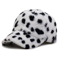 Load image into Gallery viewer, Fashion Leopard Fleece Baseball All-matching Peaked Cap
