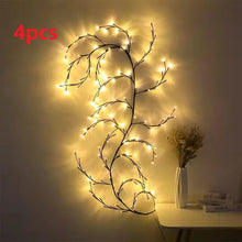 Load image into Gallery viewer, Vines With Lights Christmas Garland Light Flexible DIY Willow Vine Branch LED Light For Room Wall Wedding Party Decor
