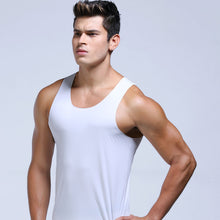 Load image into Gallery viewer, Workout Sleeveless Men&#39;s I-shaped Vest Ice Silk Light Bottoming Shirt
