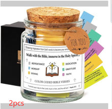 Load image into Gallery viewer, Bible Verses In A Jar 90 Verses Jar
