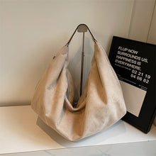 Load image into Gallery viewer, Retro Casual Large Capacity Totes Suede Fabric
