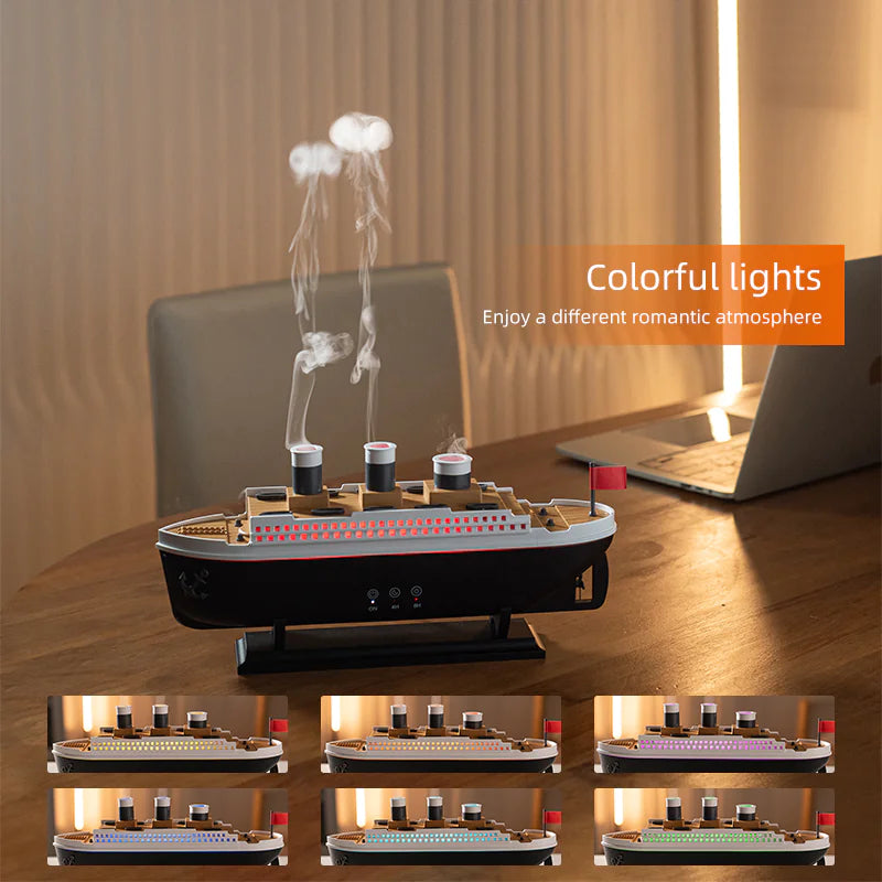 Titanic Colorful LED Humidifier and Essential Oil Diffuser