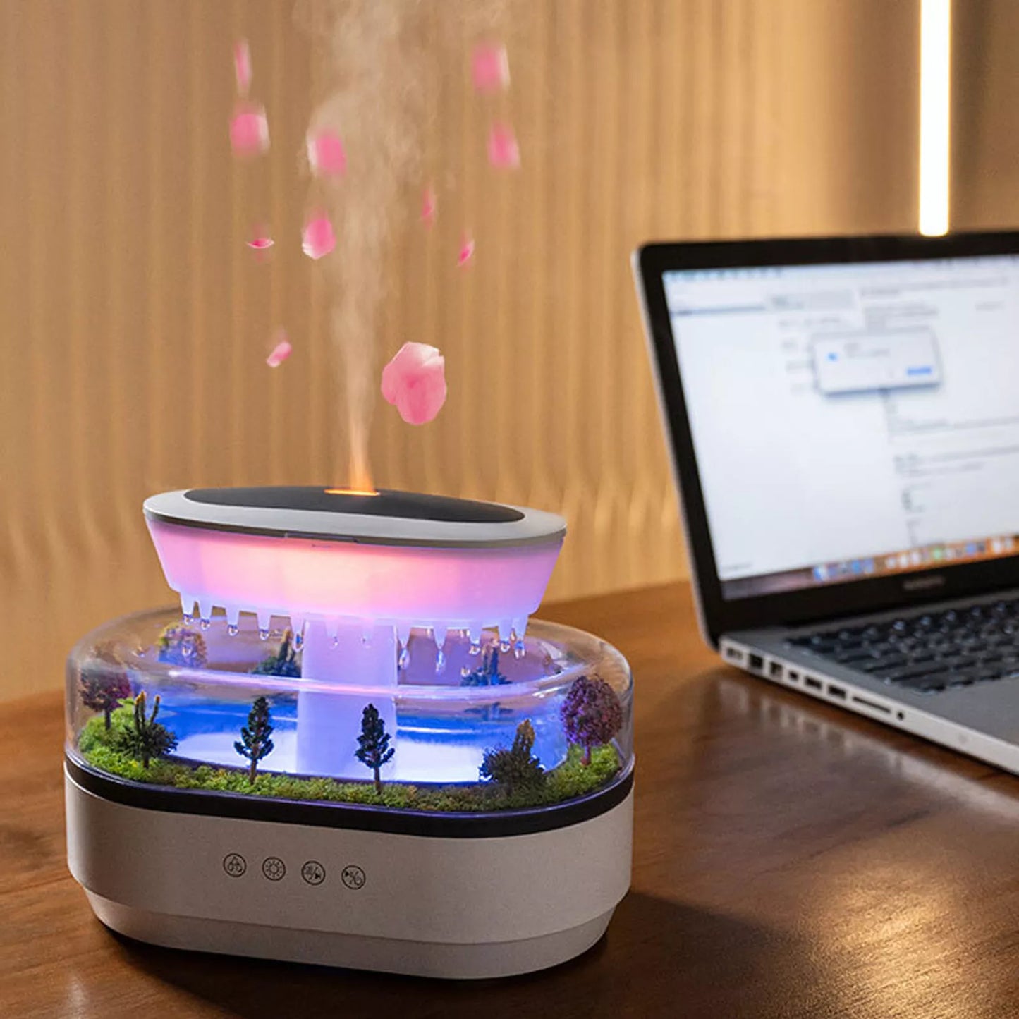 Landscape Aroma Raindrop Humidifier Diffuser