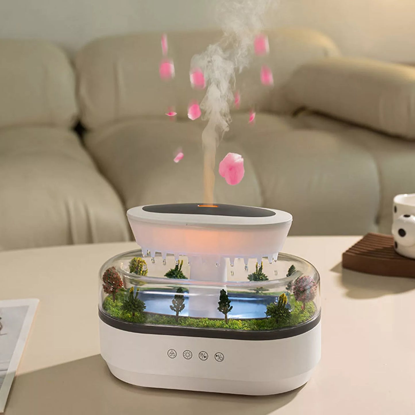 Landscape Aroma Raindrop Humidifier Diffuser