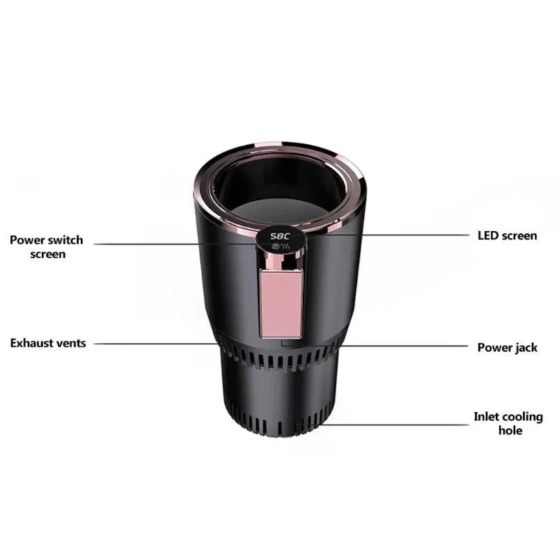 2-in-1 Car Beverages Cup Warmer & Cooler