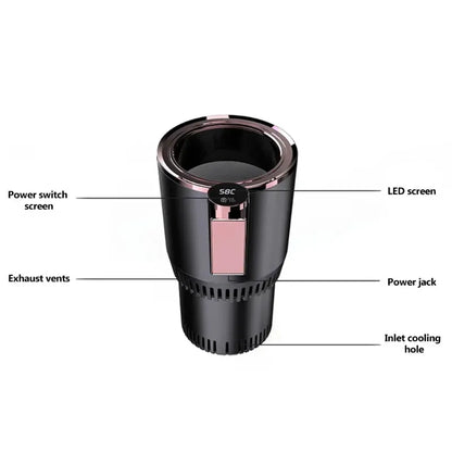 2-in-1 Car Beverages Cup Warmer & Cooler