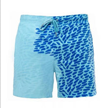 Load image into Gallery viewer, Mens Color Change Quick Dry Swim Trunks
