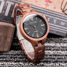 Load image into Gallery viewer, Wooden Luminous Quartz Watch
