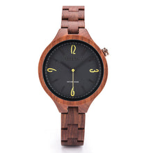 Load image into Gallery viewer, Wooden Luminous Quartz Watch
