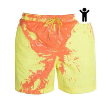 Load image into Gallery viewer, Mens Color Change Quick Dry Swim Trunks
